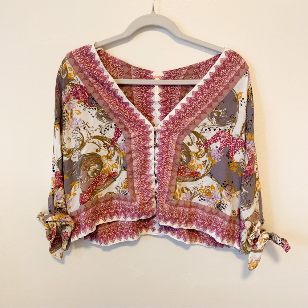 Free People “Catch Me If You Can” Blouse xs - Picture 4 of 8